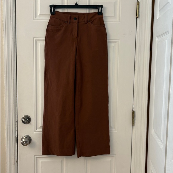 Lululemon City Sleek 5 Pocket Wide-Leg High-Rise Pant *Light  sz 24 - Picture 2 of 7